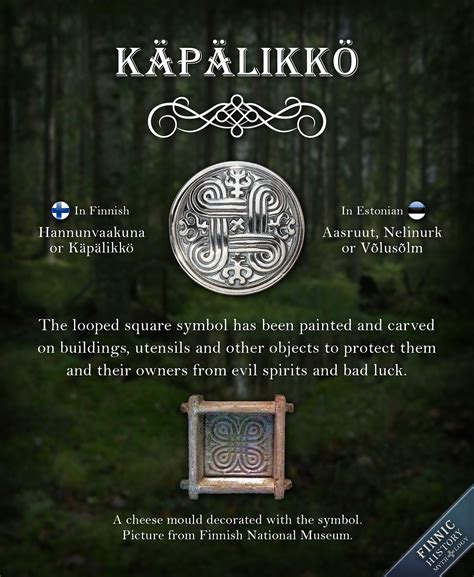 Kapalikko Looped Square Symbol Finnish Tattoo Finnish Language