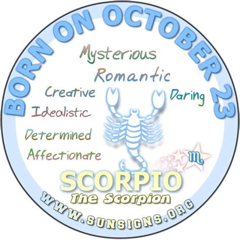 In life, libra is constantly seeking for excitement in the shape of a humorous and creative partner who can bring some enthusiasm in their lives and the most suitable to. October 23 Zodiac Birthday Horoscope Personality ...
