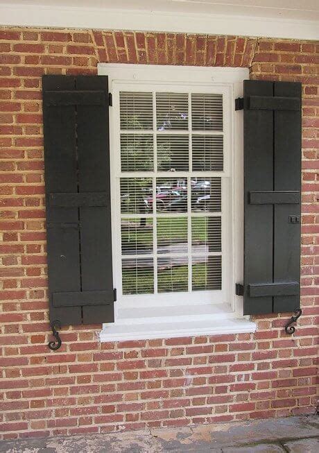 And install exterior shutters that look like they will cover the glass entirely, but not the window trim. Improve your home's curb appeal with shutters: How to ...