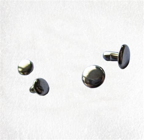 Rapid Rivets Double Cap Stainless Steel 6x6mm Or 8x8mm Pkt 25 Jasz