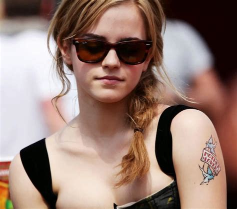 Emma Watson Tattoo Pics Hd O Wallpaper Picture Photo