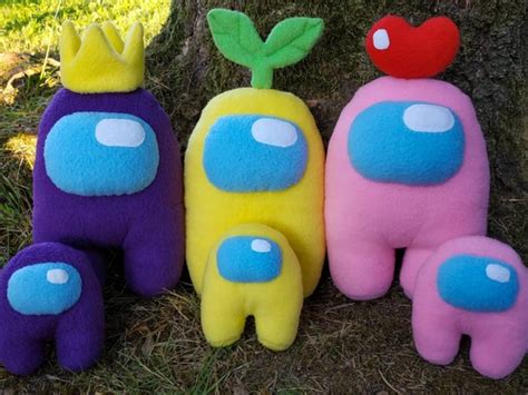 Among Us Plush Toy Crewmateimposter Handmade Plush Etsy