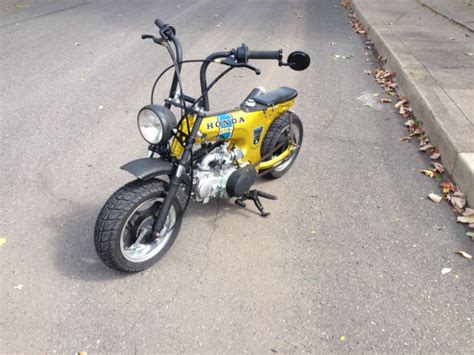 1971 honda ct70 which has been completely customized and rebuilt from top to bottom. 1971 Honda CT70 Custom Mini Bike /140cc Piranha/ *Street ...