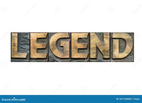 Legend Word Isolated Stock Photo Image Of Wide Icon 101718438