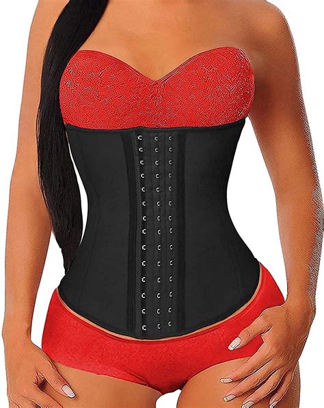 buy yianna women s underbust latex sport girdle waist trainer corsets hourglass body shaper