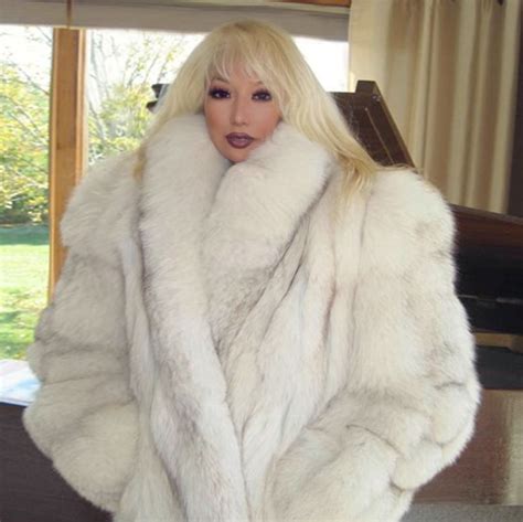 the world is beautiful high fashion makeup fur fashion white fur coat coat street style
