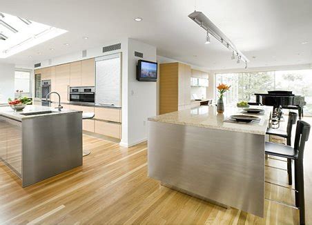 For some, it is a huge island. Open Kitchen To Living Room for Small Apartments | HOME MODERN