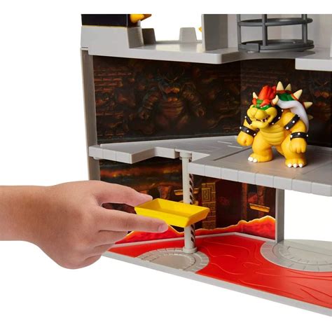 Jakks Pacific Nintendo Bowsers Castle Super Mario Deluxe Playset With