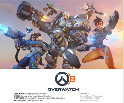 Overwatch 2 Announced For Ps4 Xbox One Pc And Switch