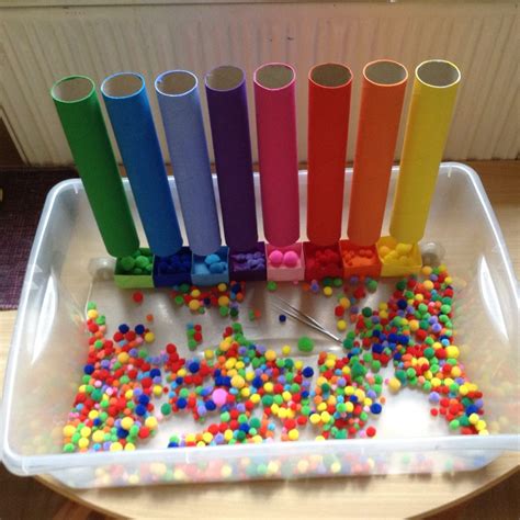 Farben Zuordnen Montessori Material Selber Machen Kindergarten