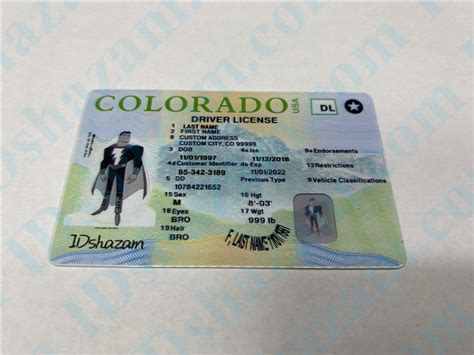 Premium Scannable New Colorado State Fake Id Card Fake Id Maker