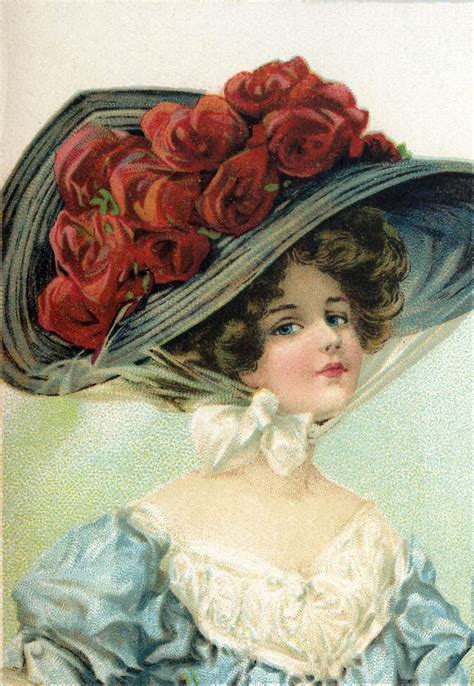 12 large victorian hats images ladies the graphics fairy