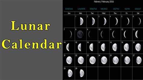 Lunar Calendar Hindi Youtube