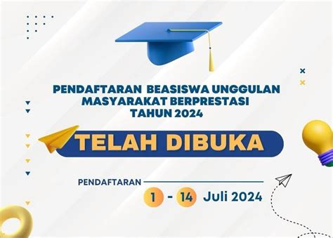 Beasiswa Unggulan Kemendikbudristek 2024 Resmi Dibuka Berikut Link Dan