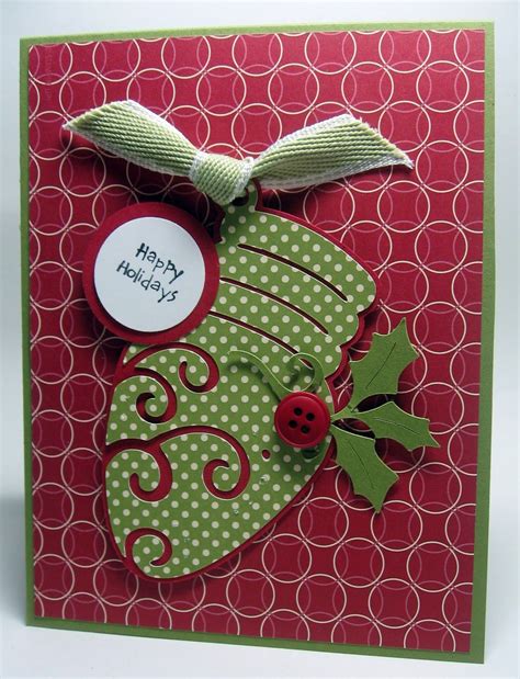 Stamping Up North Cricut Christmas Card Cricut Christmas Ideas