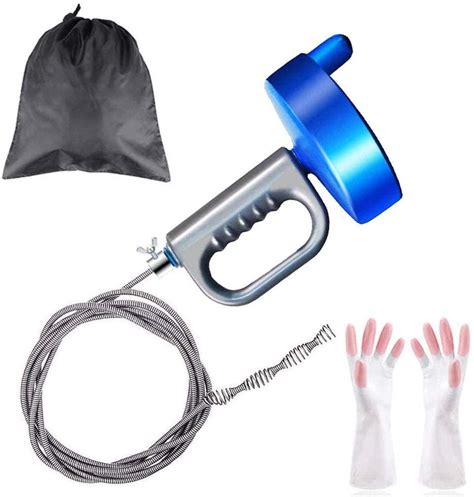 ( 5.0) out of 5 stars. snake drain cleaner, drain snake drain hair removal tool ...