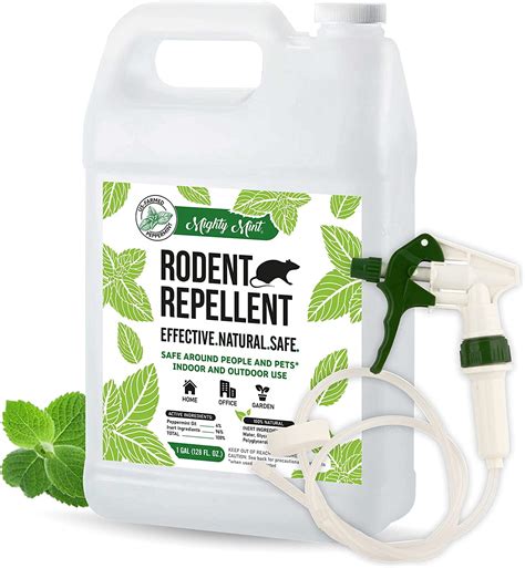 Mighty Mint Gallon 128 Oz Rodent Repellent Peppermint Oil Spray