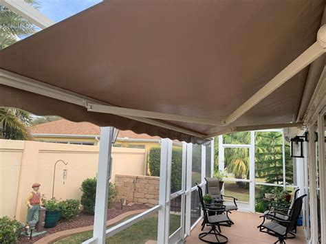 Retractable Awning Inside Screen Lanai — Sunsetter Retractable Awnings
