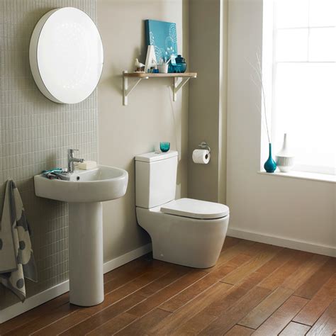 Close couple toilets are where the cistern sits on top of the pan. Nuie Provost White Close Coupled Toilet Pan, Cistern ...