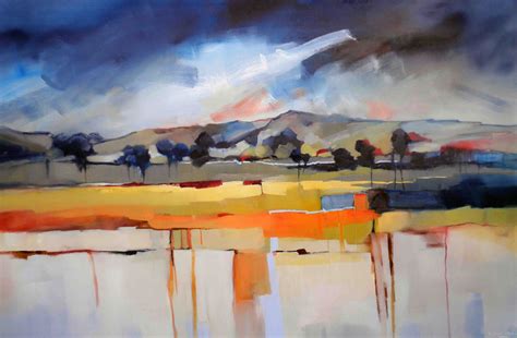 Contemporary Landscape Oil Painting On Stretched Canvas 150x100cm By