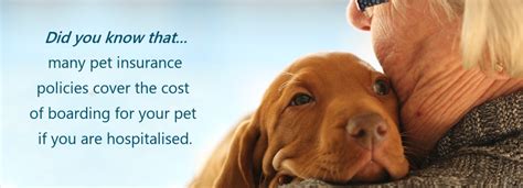 Having the right pet insurance can help you afford the best veterinary care available when unexpected pet health issues arise. Pet Insurance Cover for Boarding Fees When your are ...