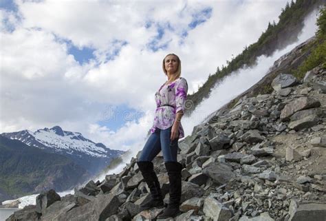 Hiking In Alaska Stock Image Image Of Travel Woman 55272025