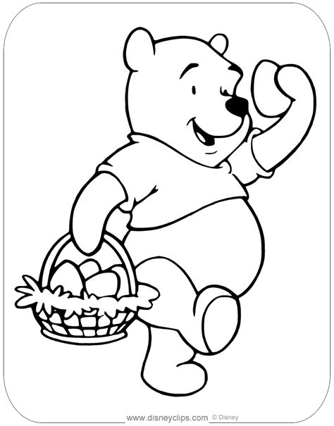 Printable Disney Easter Coloring Pages Disneyclips