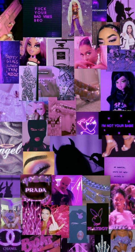 Purple Baddie Aesthetic Bad Girl Wallpaper Iphone Wallpaper Tumblr