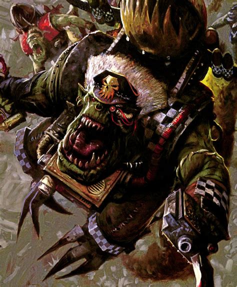 Zagstruk Orks Art By Karl Kopinski Warhammer Warhammer 40k