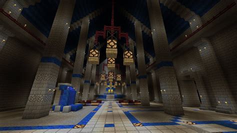 Minecraft Castle Main Hall Decorations Part 38 Season 1 Youtube