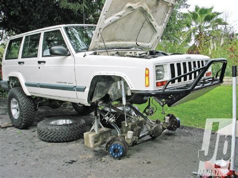 Our Favorite Jeep Axle Swaps Jp Magazine Jeep Xj Mods Jeep Xj Jeep