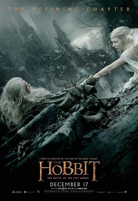 Veja Bilbo Galadriel Gandalf Thorin E Azog Em Cartazes De O Hobbit 3