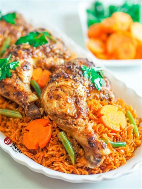 Authentic Cameroonian Jollof Rice Shape Up African Recipe Jollof Rice Poultry Recipes Jollof