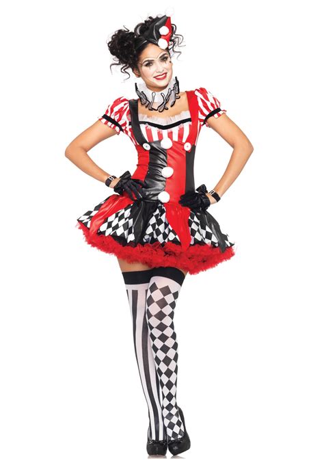 Sexy Girl Clown Costumes