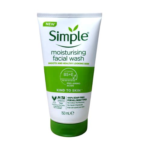 Simple Kind To Skin Moisturising Facial Wash 150ml Focallure