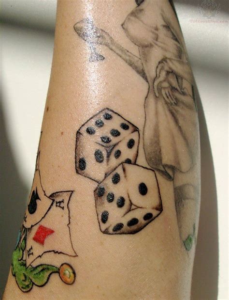 220 Dice Tattoo Designs With Meanings 2020 Traditional Dnd Ideas