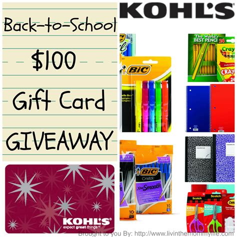 Enjoy saving money on kohls items with verified kohls free shipping. $100 Kohl's Gift Card Giveaway #Kohls101 | Livin' the ...