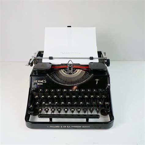 Hermes Media Typewriter 1941 For Sale My Cup Of Retro Typewriters