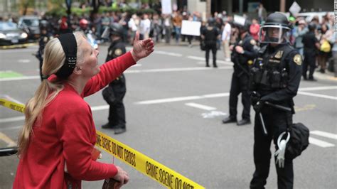 Tensions Rise At Portland Protests Cnn Video