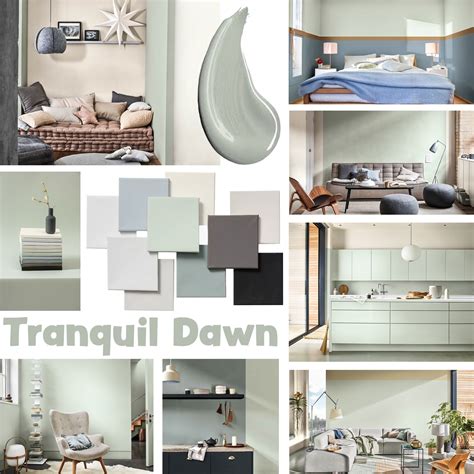 Tranquil Dawn Deluxe Colour Of The Year 2020 Mood Board Designed And