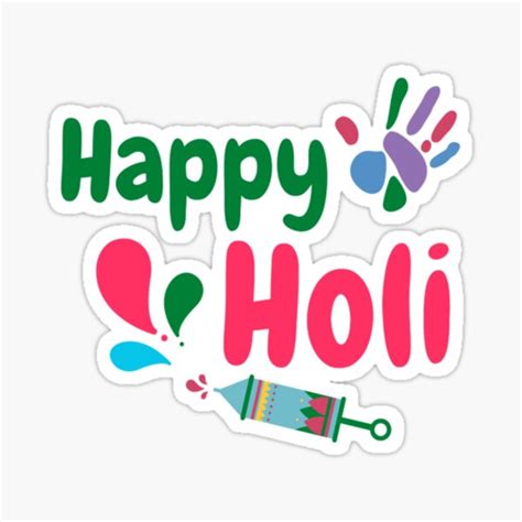 Happy Holi Festival Of India Festival Of Colors Sticker By Corni