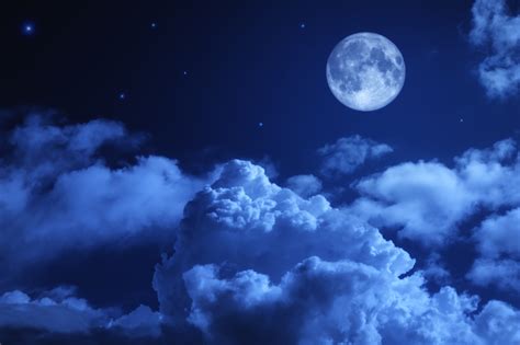 Moon Night Sky Clouds 5k Hd Nature 4k Wallpapers Images