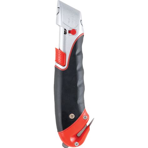 Kennedy Self Retracting Safety Knife Straight Steel Blade Sx1212