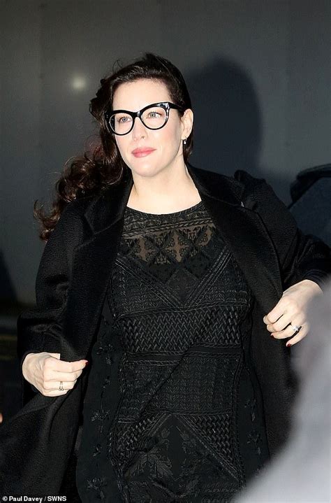 Liv Tyler Rocks Embroidered Smock And Suede Knee High Boots Daily