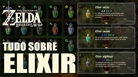 The extract helped with extending the duration to max (30 min.), but you will have to make a it depends. ZELDA BREATH OF THE WILD - TUDO SOBRE ELIXIR (GUIA DE RECEITAS + DICAS) - YouTube