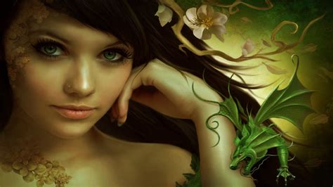 Green Eyed Girl Art Id 110260