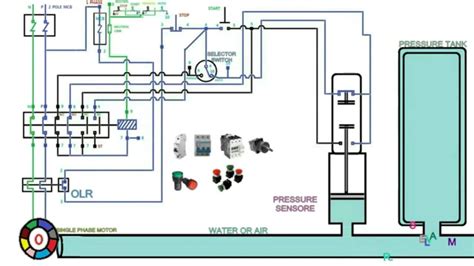 To draw a wire, simply click on the draw lines option on the left. automatic pressure control starter control wiring and operation -single phase - YouTube