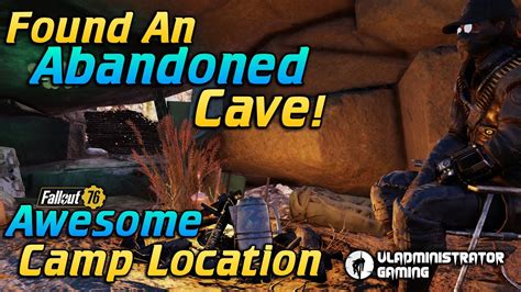 I Found An Abandoned Cave Fallout Awesome Camp Location Youtube