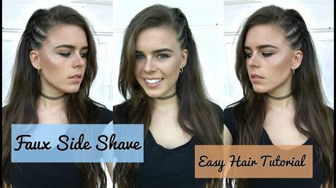 These braiding styles for short hair give you the time to work on your makeup and outfit. Faux Side Shave | Back-to-School | Cute Girls Hairstyles ...