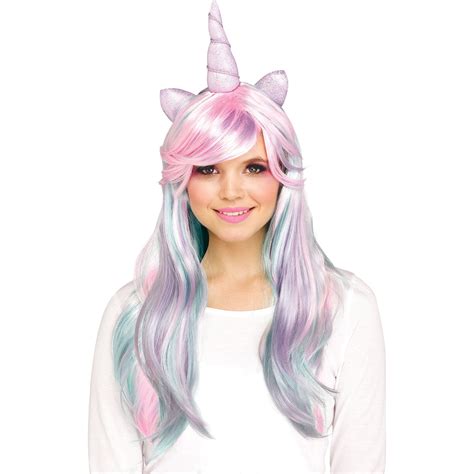 Enchanting Unicorn Wig With Horn And Ears Beauty And The